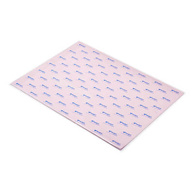 Papel de seda rosa pálido 51 x 76cm (25 hojas)