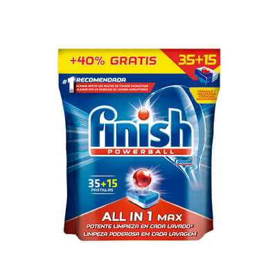 Finish PowerBall Calgonit 35+15 pastillas