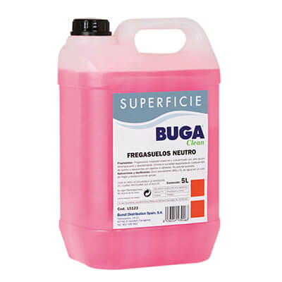 Garrafa fregasuelos neutro Buga 5 litros