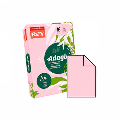 Paquet paper Adagio A4 80g rosa pastís
