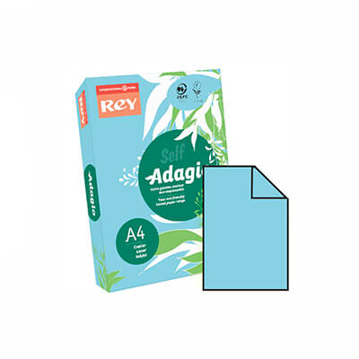 Paquet paper Adagio A4 80g blau pastís (cel)