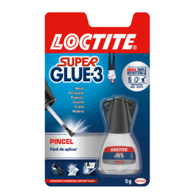 Loctite Super Glue-3 5g con pincel aplicador
