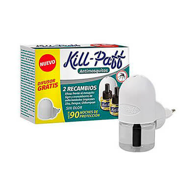 Kill-Pafff antimosquits elèctric(difus.+ 2 recanv.