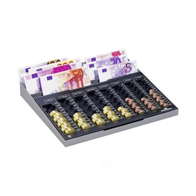 Safata portamonedes i bitllets Euroboard XL
