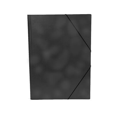 Carpeta cartró gofrada Foli negre