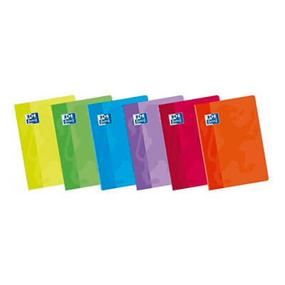 Libreta grapada A5 pauta 3.5 colores surtidos 50 h