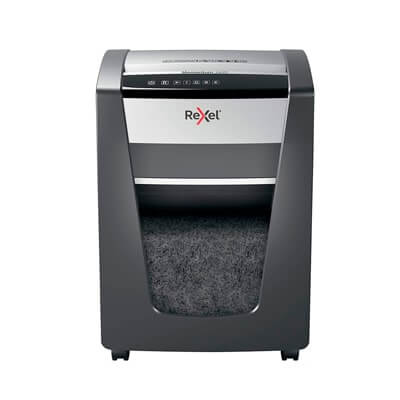 Destructora Rexel Momentum X420 negre/plata