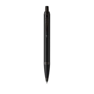 Bolígrafo Parker IM negro mate azul