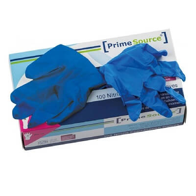 Caixa 100 guants vinil sense talc talla mitjana