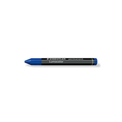 Caja 12 crayones cera azul Staedtler