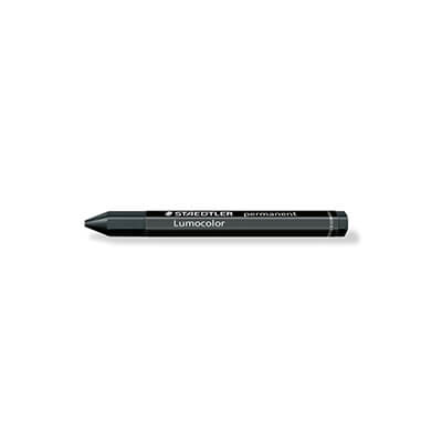 Caixa 12 llapis cera negra Staedtler