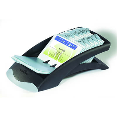 Tarjeter Durable Visifix Desk Vegas negre