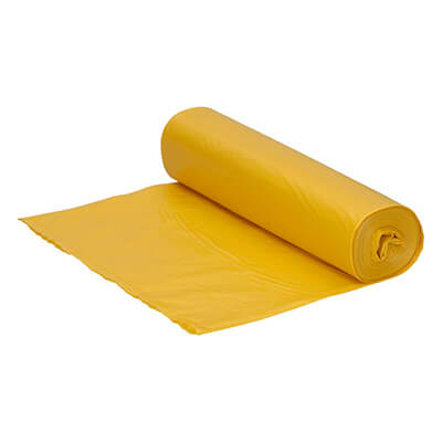 Rollo 10 bolsas basura 60 x 90 amarilla