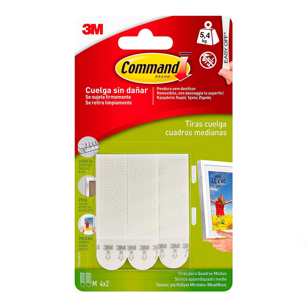 Tiras cuelga cuadros Command