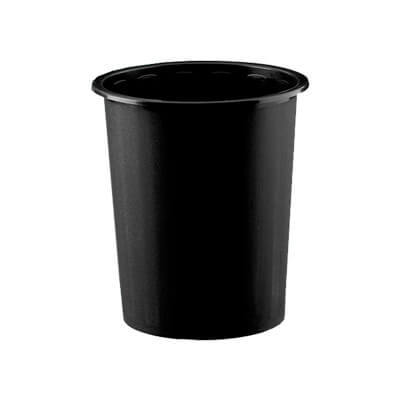 Papelera plástico 14 litros negra