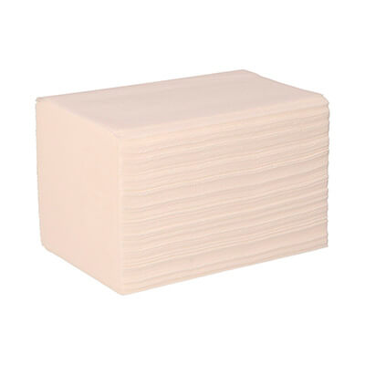 Caja 9000 Servilletas blancas 21x17cm Zigzag Buga