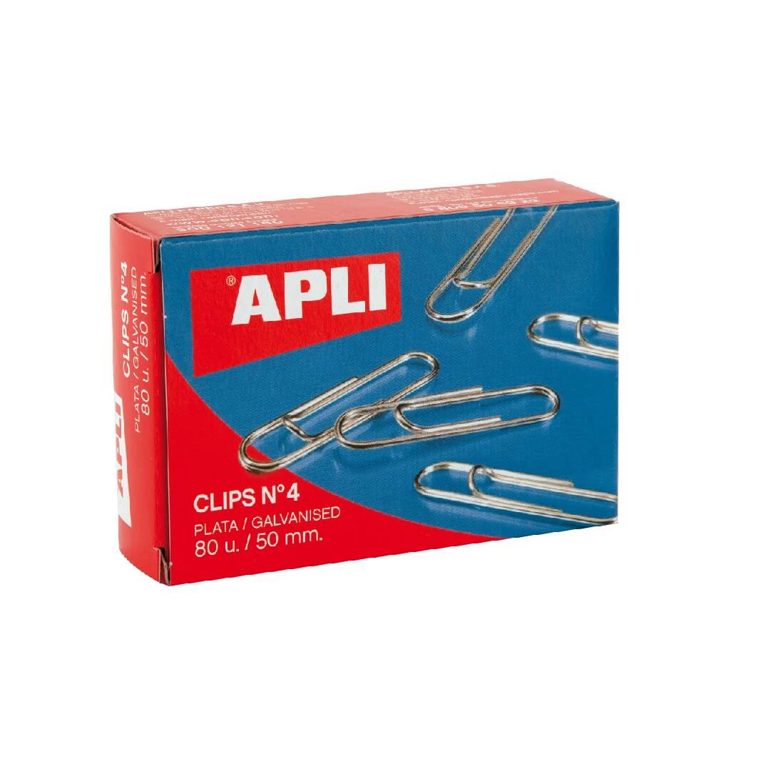 Clips labiados nº 4 (caja 80)