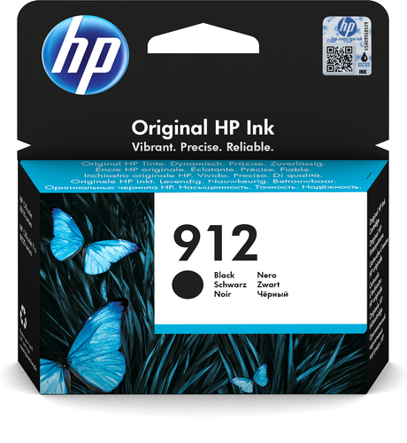 Cartucho de tinta original HP 912 negro