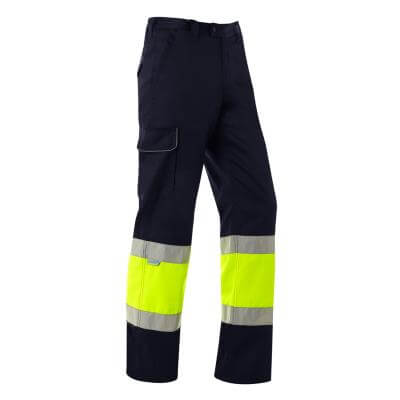 Pantalons 4768 folrat AV Groc/Marí 40-42