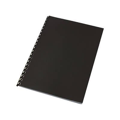 Tapa opaca negra A4 500 micres (100u)