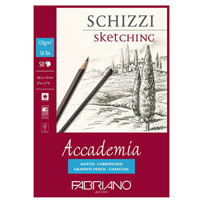 Bloc dibuix Fabriano Accademia A3 120g 50f