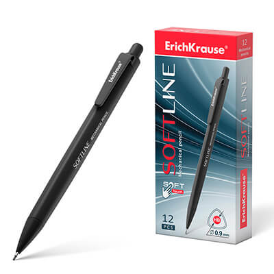 Portaminas negro SoftLine 0.9 HB
