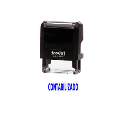 Sello printy 4911 "contabilizado"