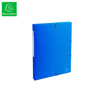 Carpeta projectes en cartolina lustrada blava