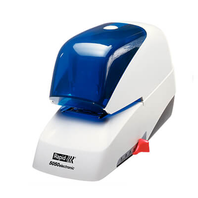 Grapadora eléctrica Rapid 5050e azul