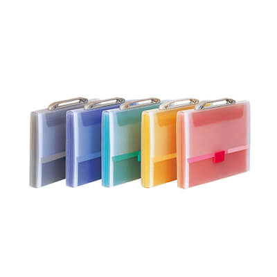Maletin clasificador con fuelle gris