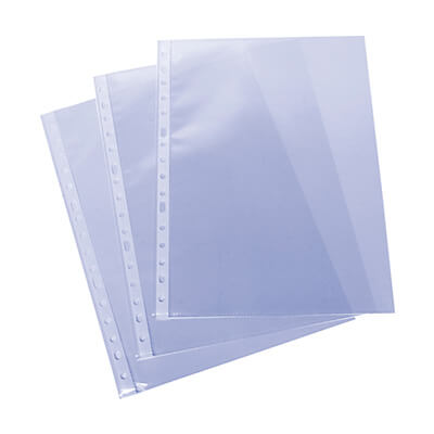 Caja 100 Fundas multitaladro Grafoplas Folio