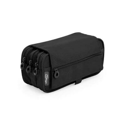 Estoig portatot triple OfficeBox negre