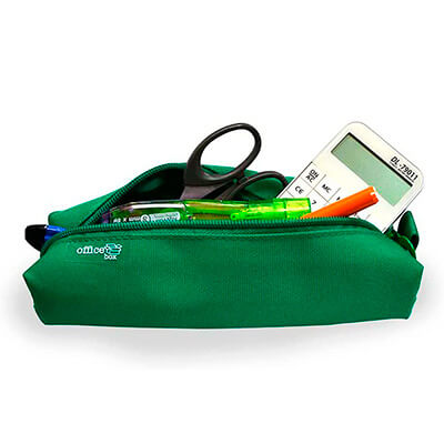 Estuche - Bolsa portatodo OfficeBox verde
