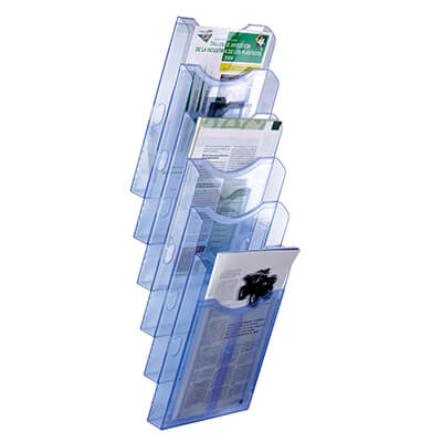 Conjunt de paret 6 element blau trans