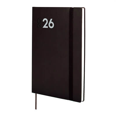 Agenda Finocam Mara SV/H 140x204 negro Catalán
