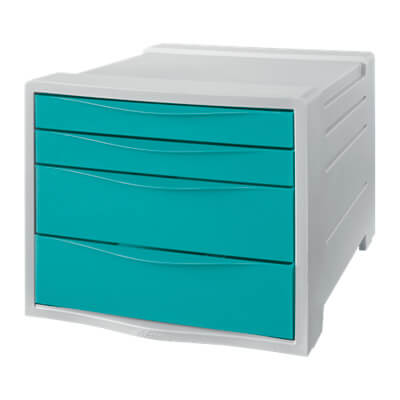 Buck de 4 calaixos Colour'Breeze blau