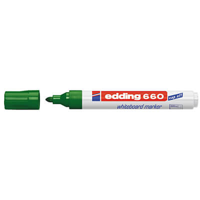 Rotulador pizarra blanca edding 660 verde