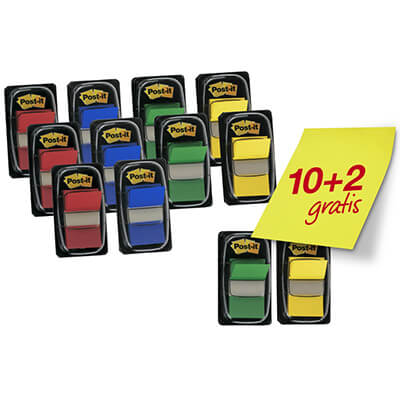 Pack POST-IT® Index 10+2 gratuïts