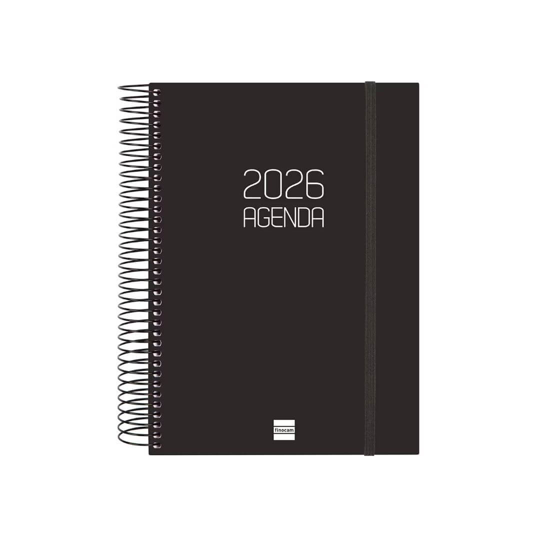 Agenda Finocam Opaque espiral S/V H Cat 155x215mm