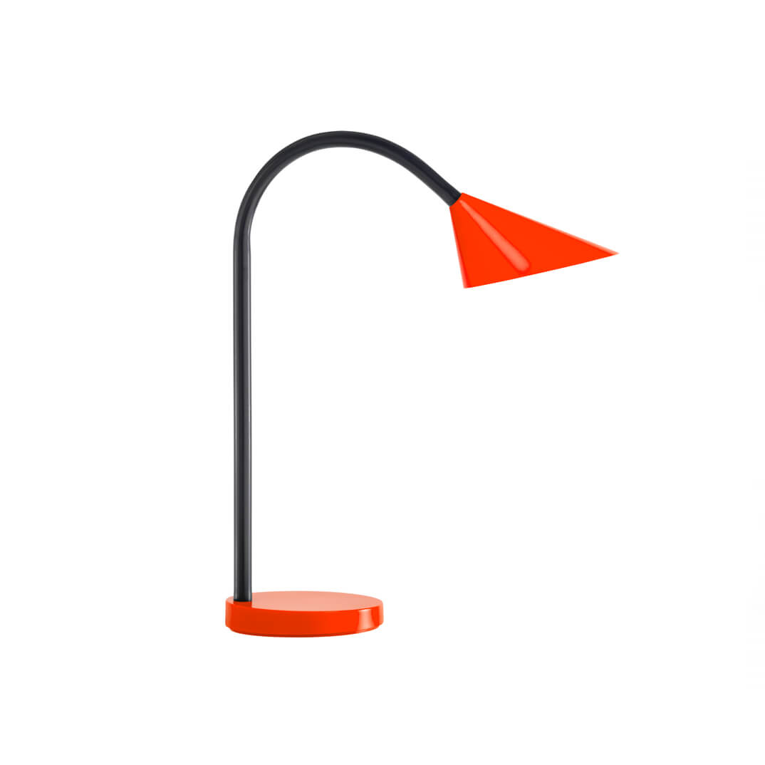 Lámpara led de escritorio Unilux Sol rojo