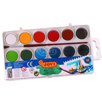 Aquarel.les Jovi 22ml colors variats 12 pastilles