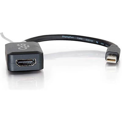 Adaptador mini DisplayPort macho a HDMI hembra