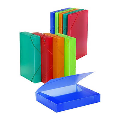 Carpeta projectes fermall PP llom 5cm taronja