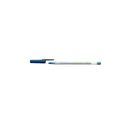 Bolígraf Bic Round-Stic ecològic negre