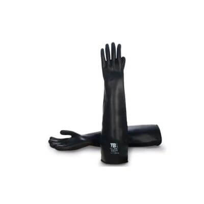 Guantes (2) TB químico látex clorinado negro