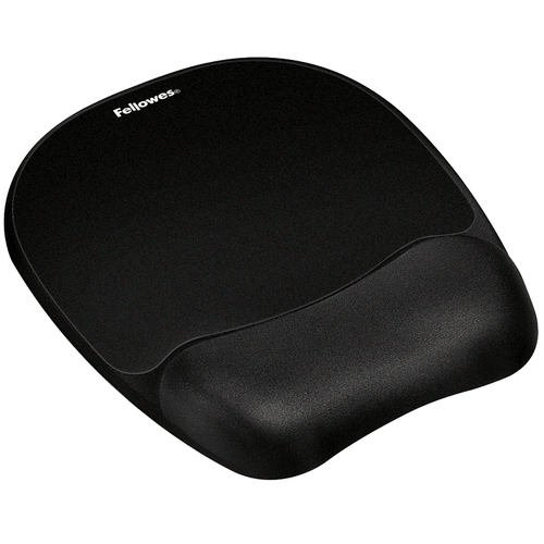 Alfombrilla reposamuñecas Memory Foam negro