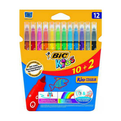 Caixa retoladors Bic kids color 12