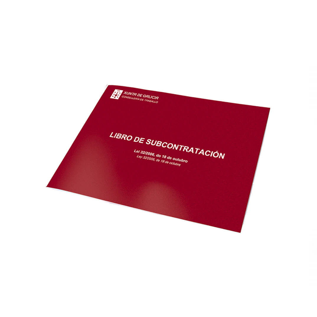 Libro subcontratación bilingue Castellano/Gallego