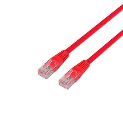 Cable de Red RJ45 UTP Cat.6 50cm Rojo