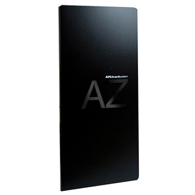 Tarjetero Apli negro 160 tarjetas